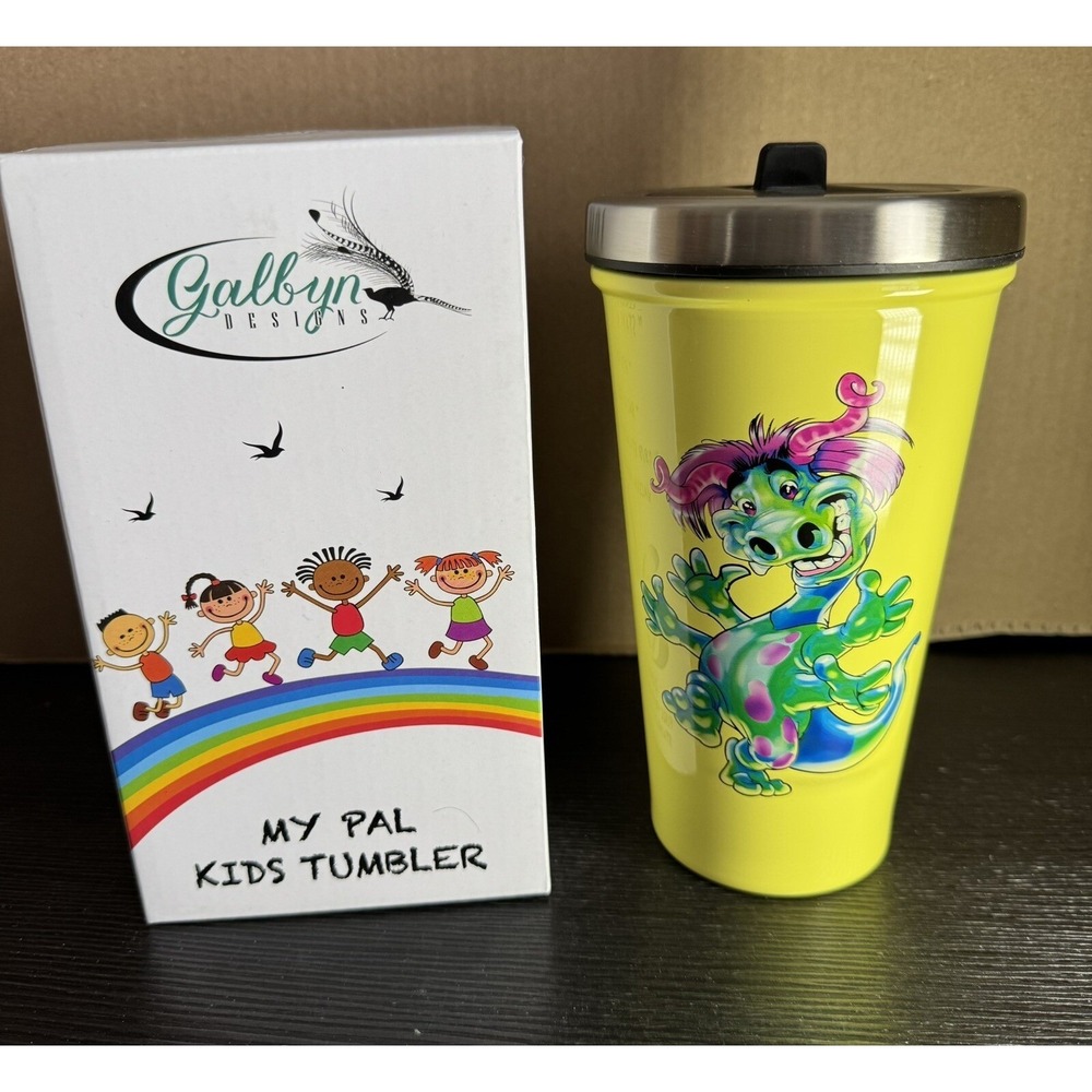 My Pal Tumbler‎ Daisy Bell Or Fang the Friendly Monster 16 Oz Stainless Steel